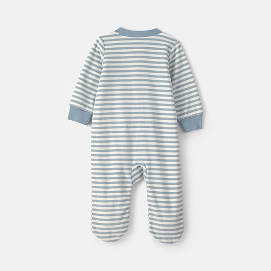 Carter's Microfleece Milk And Cookies Baby Unisex Striped Sleep and Play