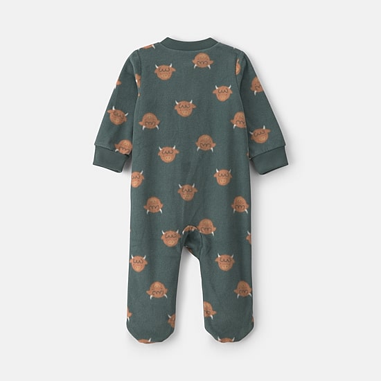 Carter's Microfleece Cow Baby Boys Sleep and Play