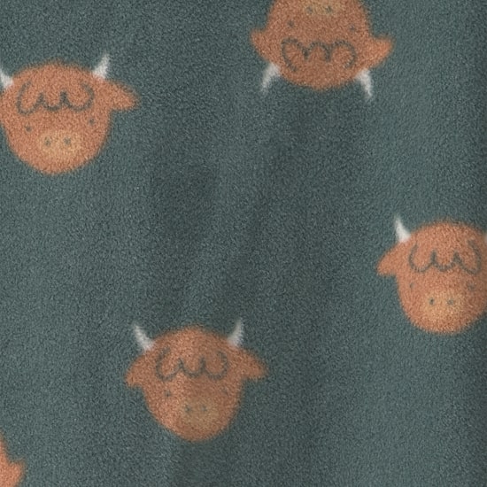 Carter's Microfleece Cow Baby Boys Sleep and Play