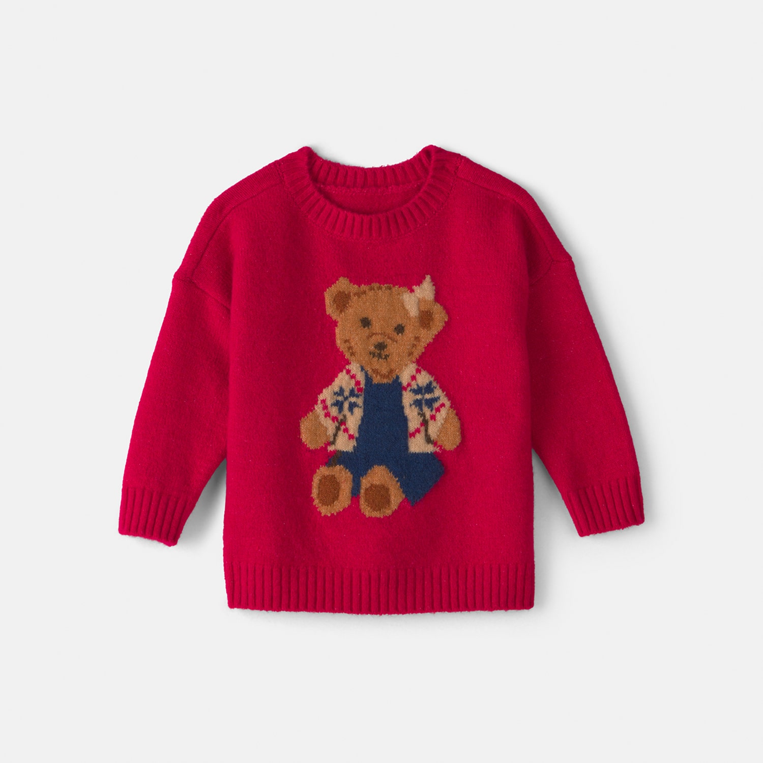 Oshkosh Baby Girls Crew Neck Long Sleeve Pullover Sweater