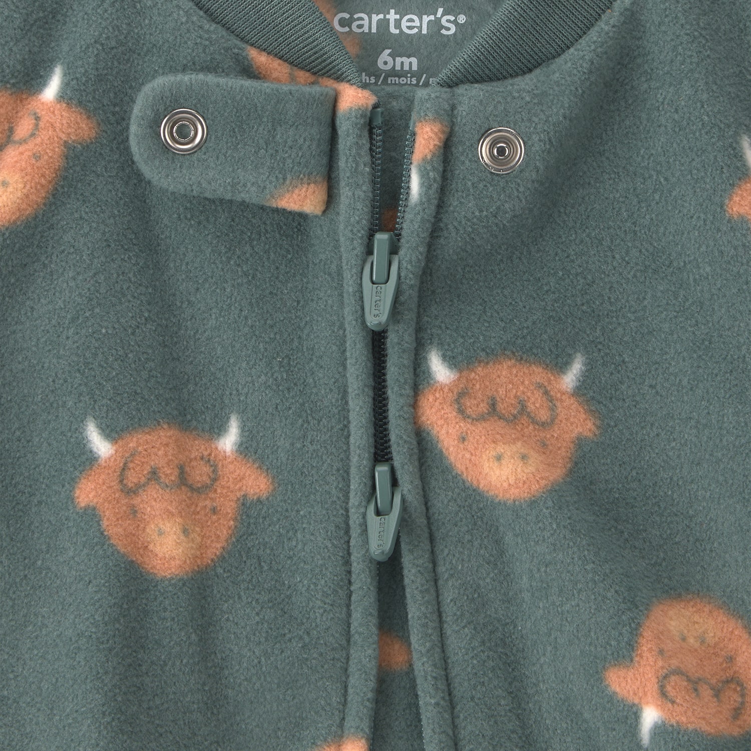 Carter's Cow Baby Boys Sleep and Play