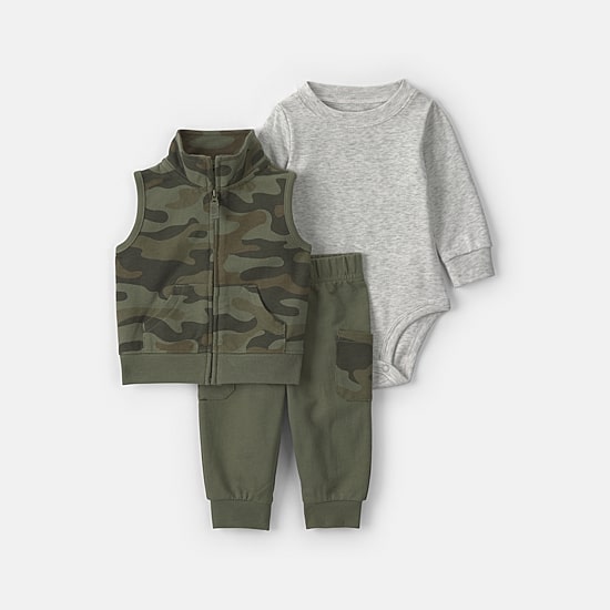 Carter's Baby Boys Knit 3-pc. Pant Set