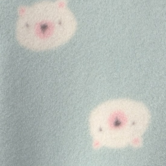 Carter's Microfleece Bear Baby Girls Animal Sleep and Play
