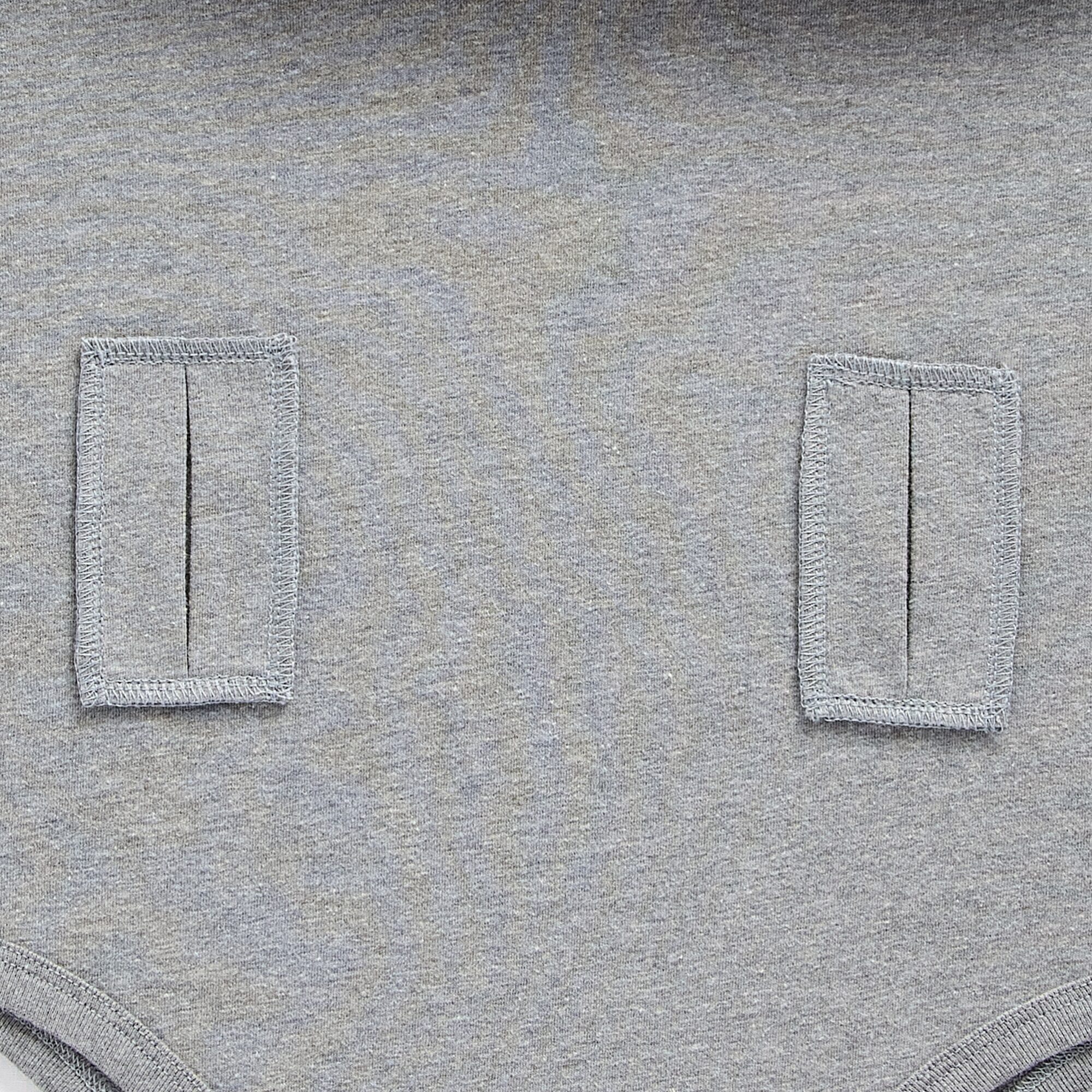Thereabouts Little & Big Kid Boys Bodysuit Closure Hidden Access Opening Adaptive Crew Neck Long Sleeve