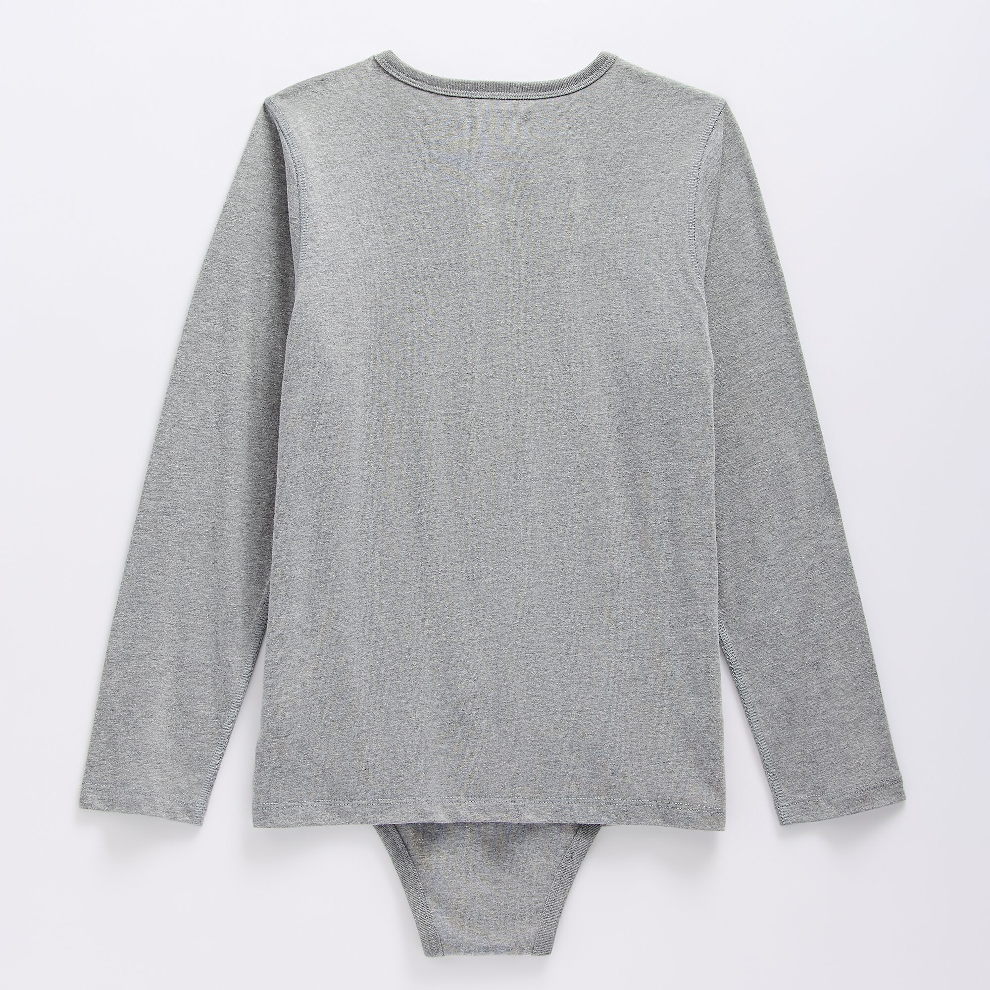 Thereabouts Little & Big Kid Boys Bodysuit Closure Hidden Access Opening Adaptive Crew Neck Long Sleeve