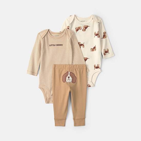 Carter's Baby Boys Knit 3-pc. Pant Set