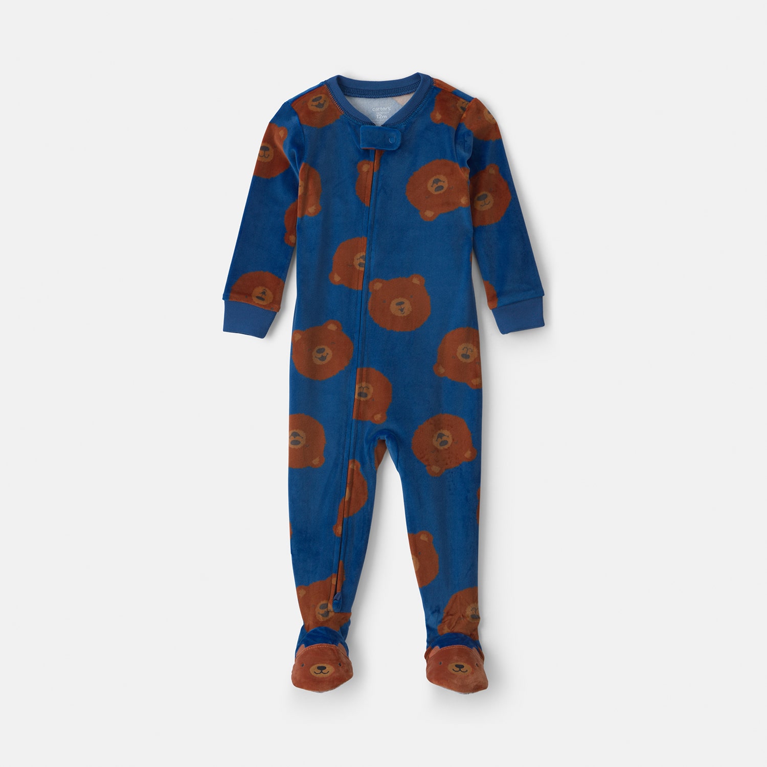 Carter's Baby Boys Footed Long Sleeve One Piece Pajama