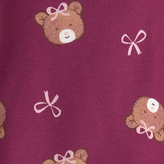Carter's Baby Girls Crew Neck Long Sleeve 4-pc. Bodysuit