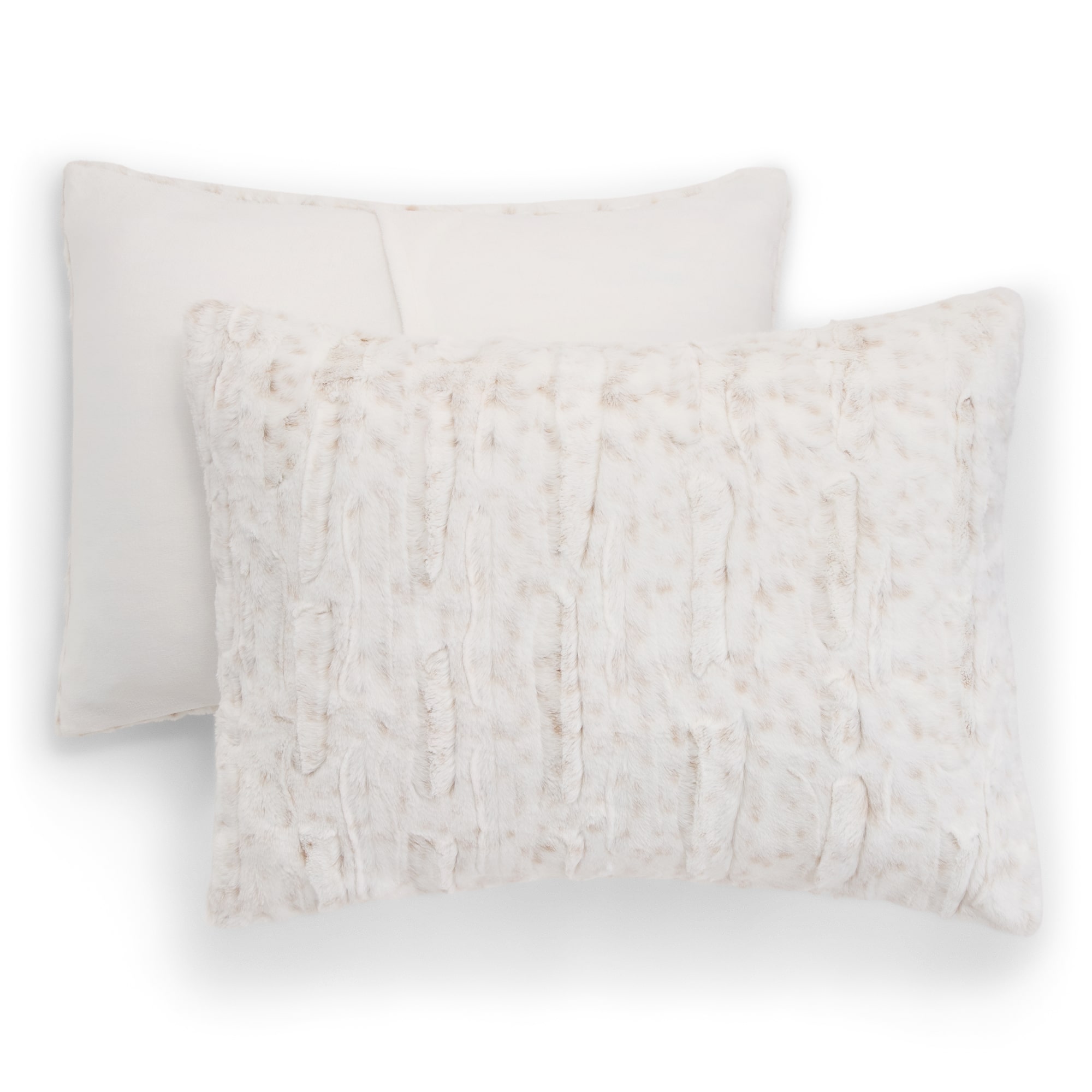 North Pole Trading Co. Faux Fur Snow Leopard 2-pc. Pillow Sham