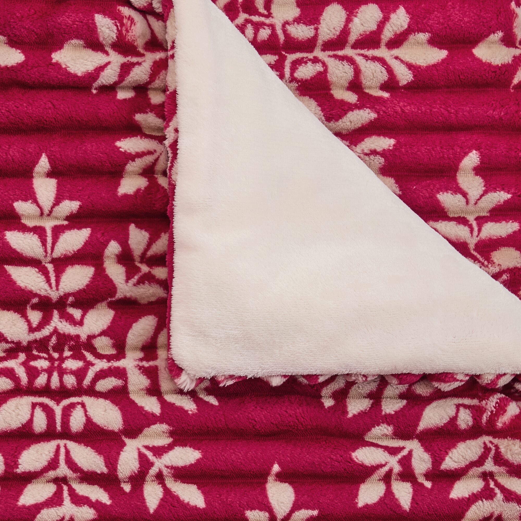 North Pole Trading Co. Plush Snowflake Faux Mink To Sherpa Comforter