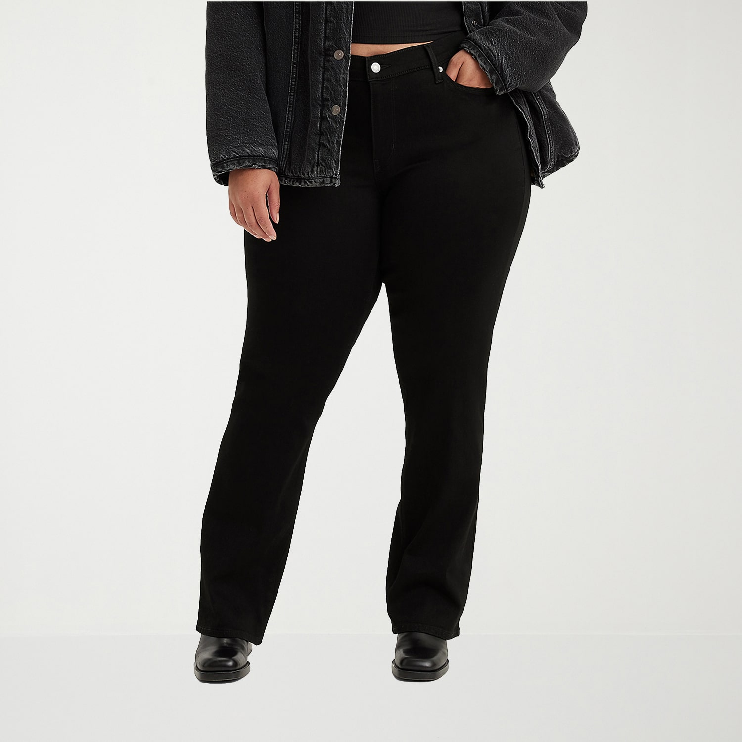 Levi's® Womens Plus Mid Rise 415™ Stretch Fabric Bootcut Jean