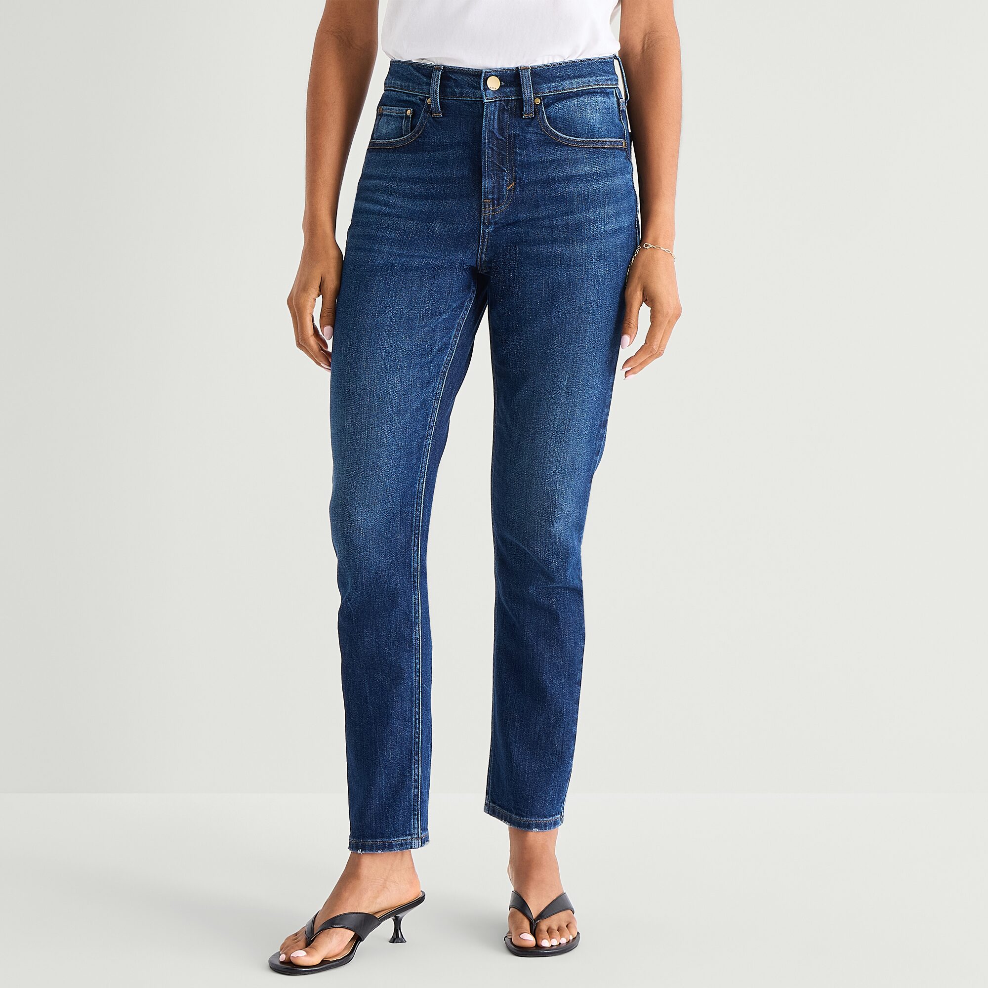 A.N.A Womens Tall High Rise Skinny Fit Jean