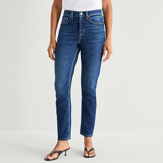 A.N.A Womens Tall High Rise Skinny Fit Jean