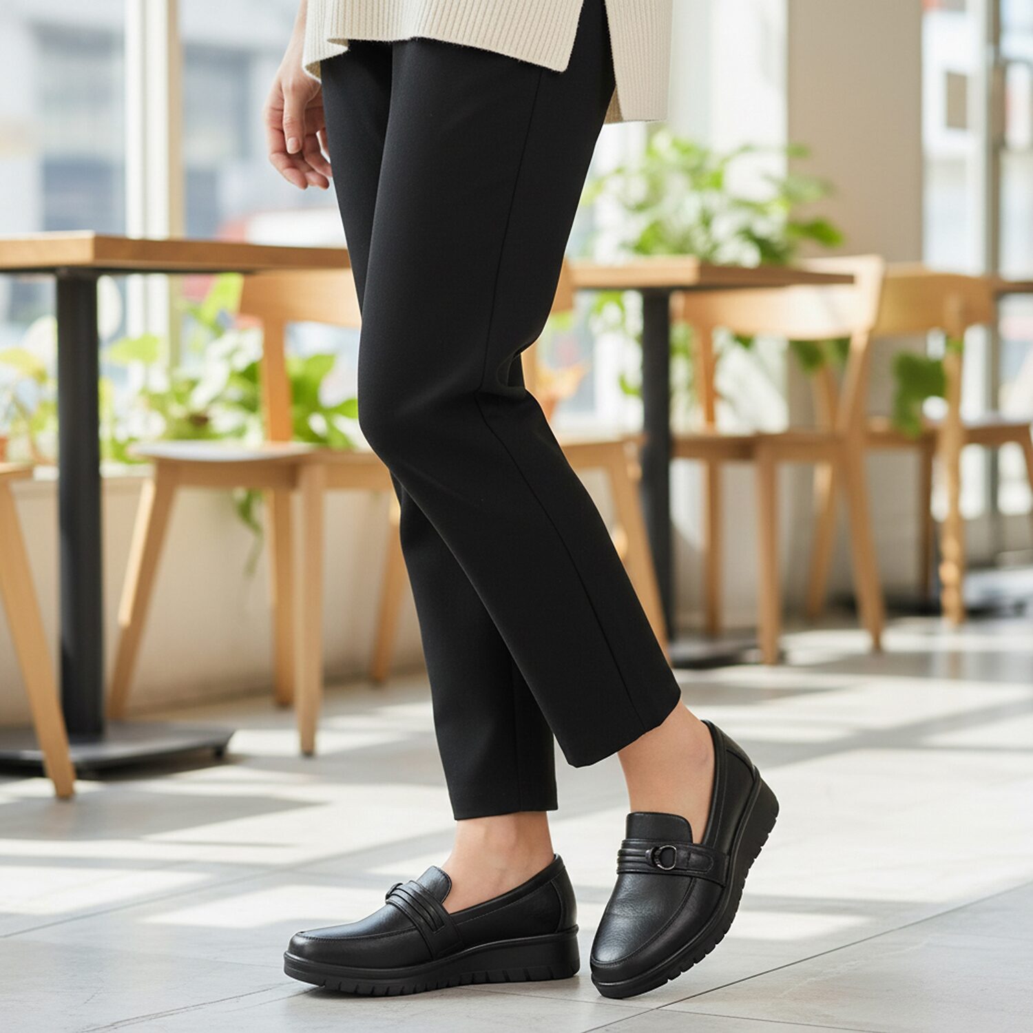 Easy Street Rochelle Womens Round Closed Toe Slip-On Shoe