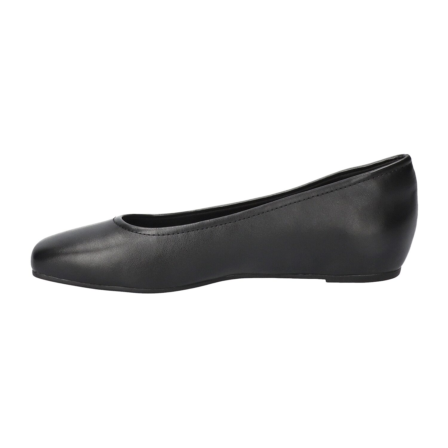 Easy Street Crescent Womens Round Closed Toe Ballet Flats