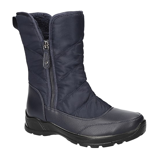 Easy Street Womens Snowfall Flat Heel Snow Boots