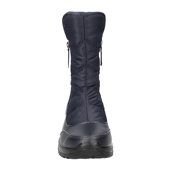 Easy Street Womens Snowfall Flat Heel Snow Boots