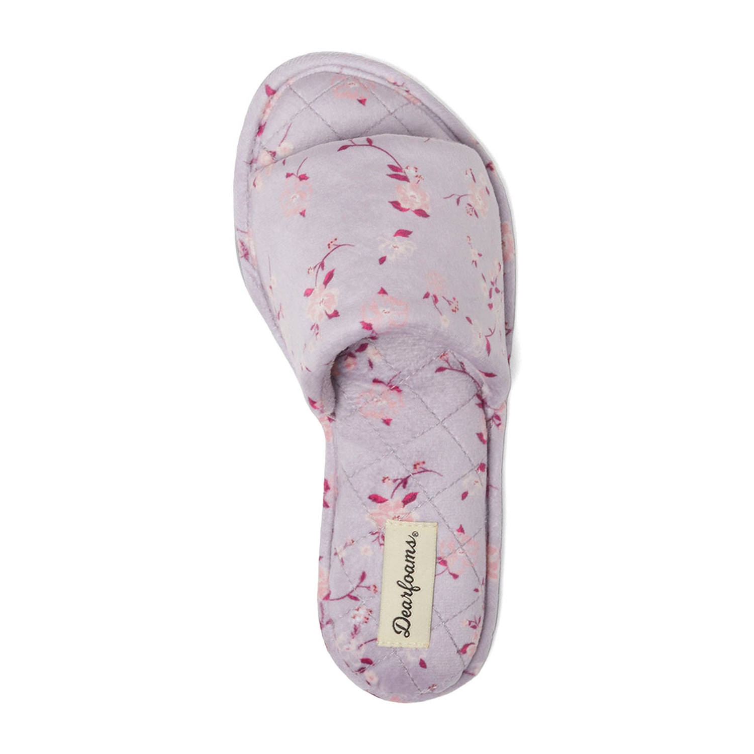 Dearfoams Beatrice Velour Womens Slip-On Slippers
