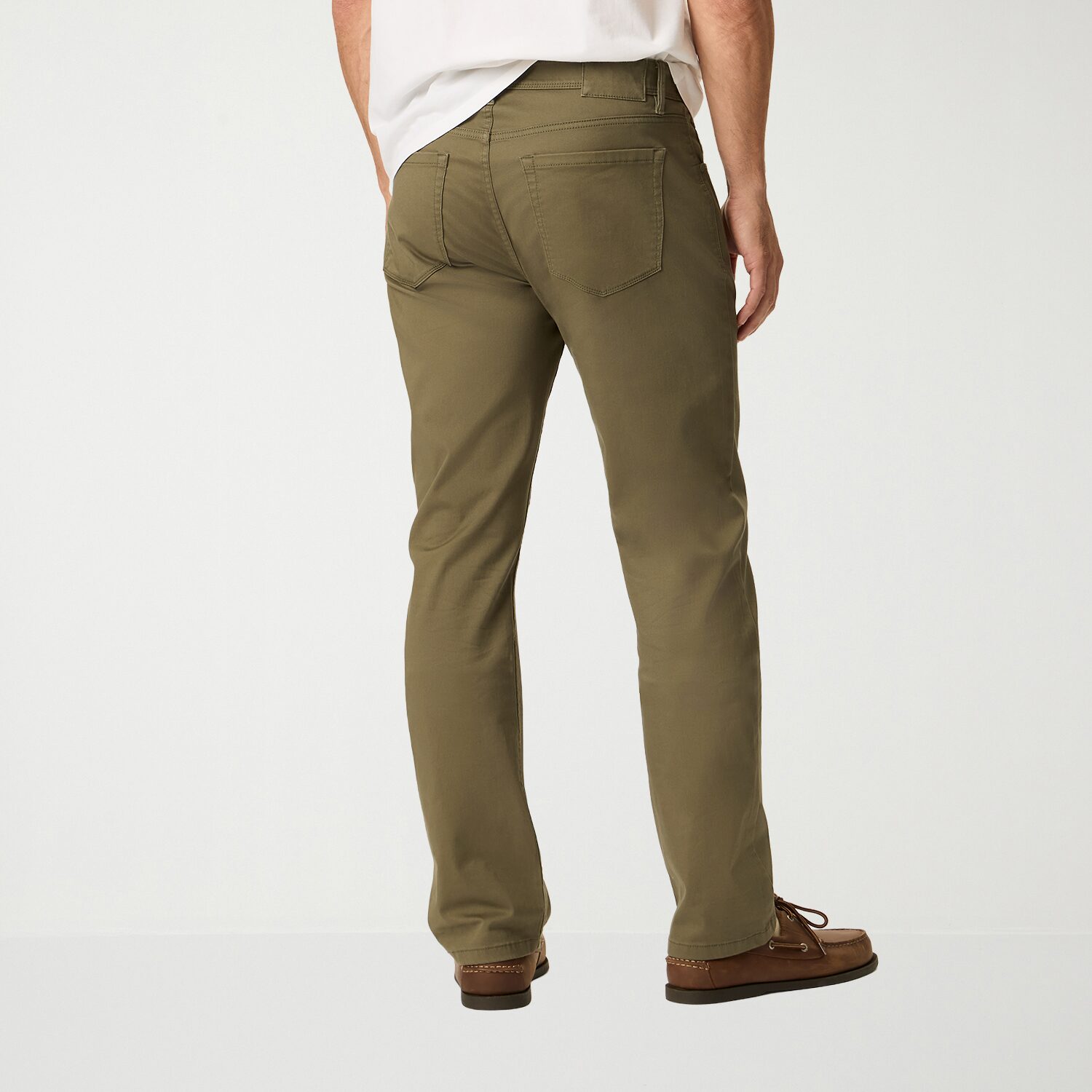 Dockers Ultra Soft Sueded 5 Pocket Mens Straight Fit Flat Front Pant