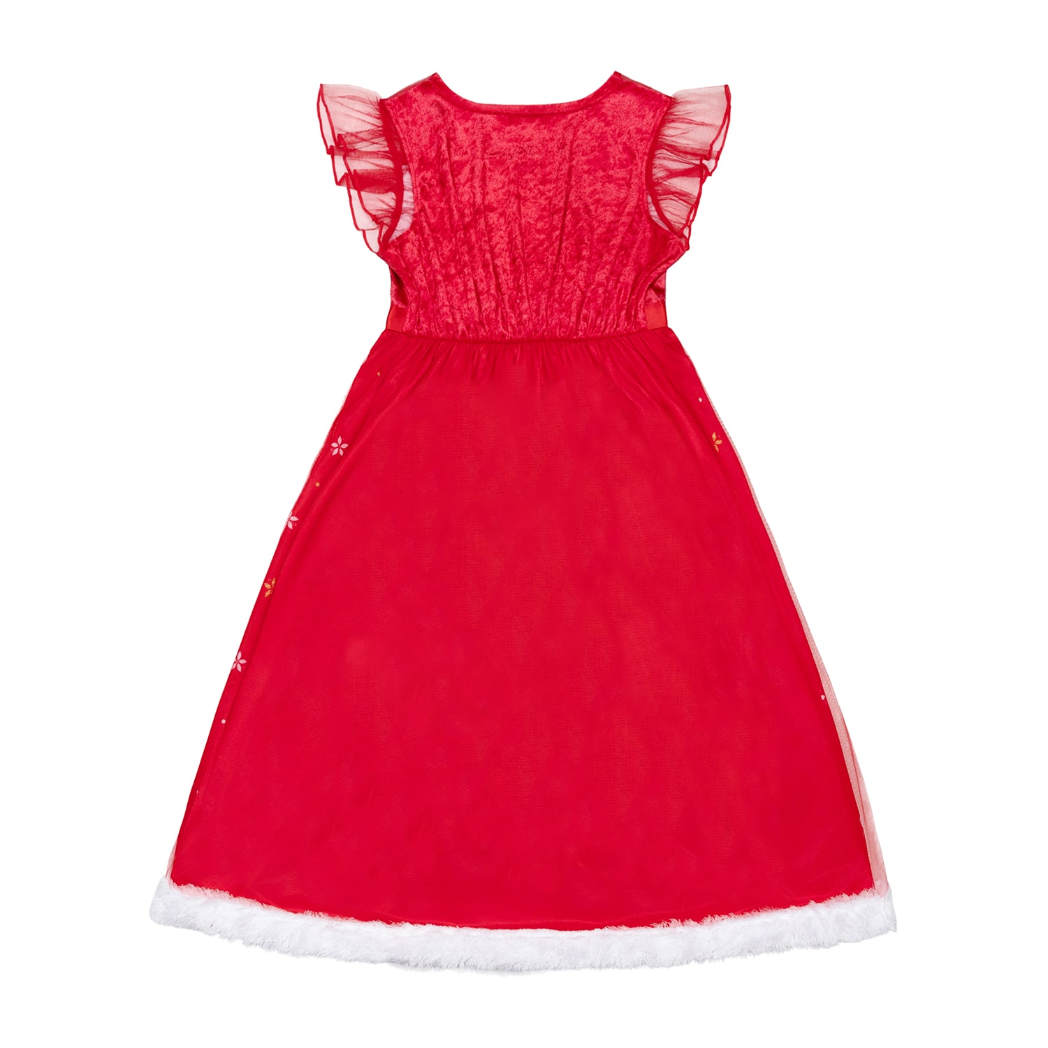 Disney Collection Little & Big Kid Girls Princess Satin Square Neck Short Sleeve Nightgown