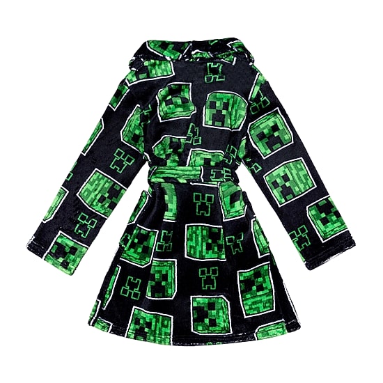 Little & Big Kid Boys Mid Length Minecraft Long Sleeve Robe