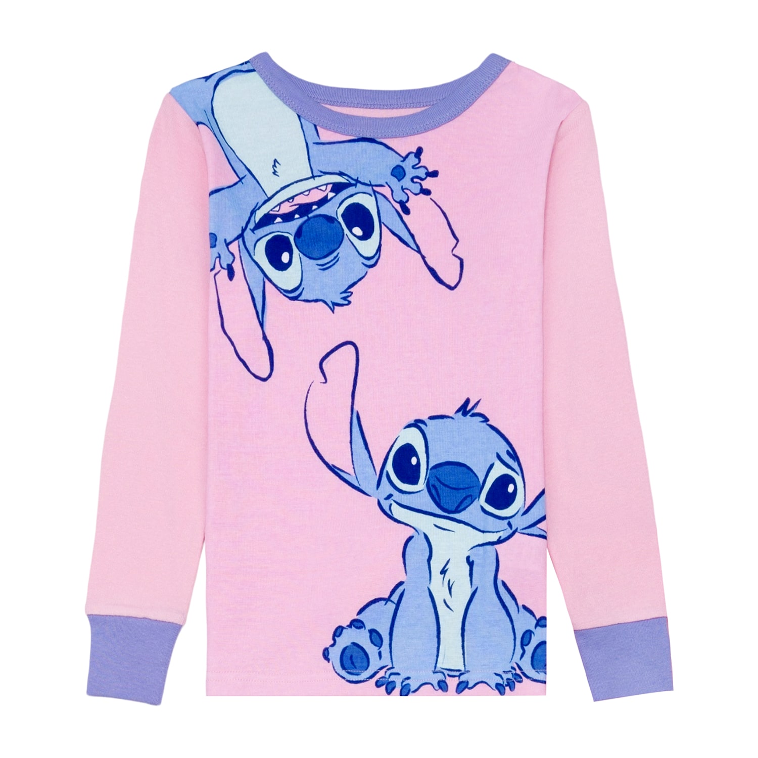 Disney Collection Little & Big Kid Girls Lilo Stitch Long Sleeve 4-pc. Pajama Set