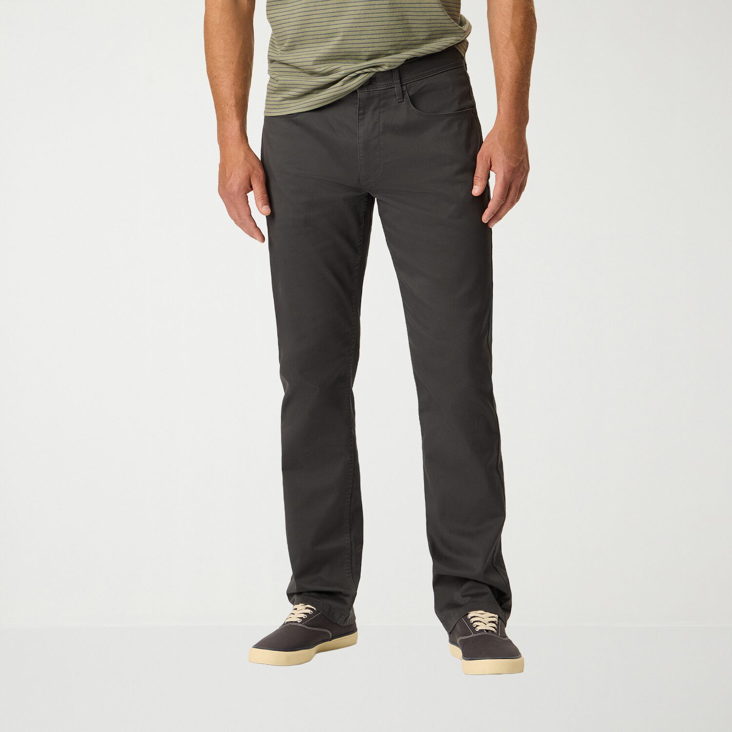 Dockers Ultra Soft Sueded Mens Regular Fit Flat Front Pant