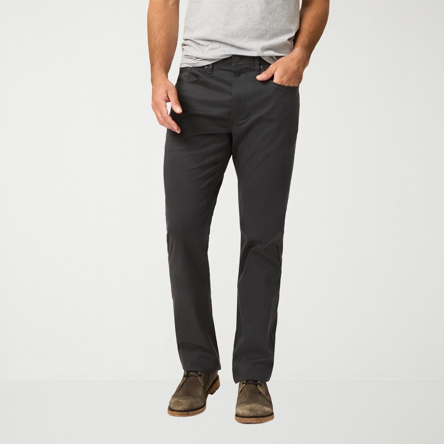 Dockers Ultra Soft Sueded 5 Pocket Mens Straight Fit Flat Front Pant