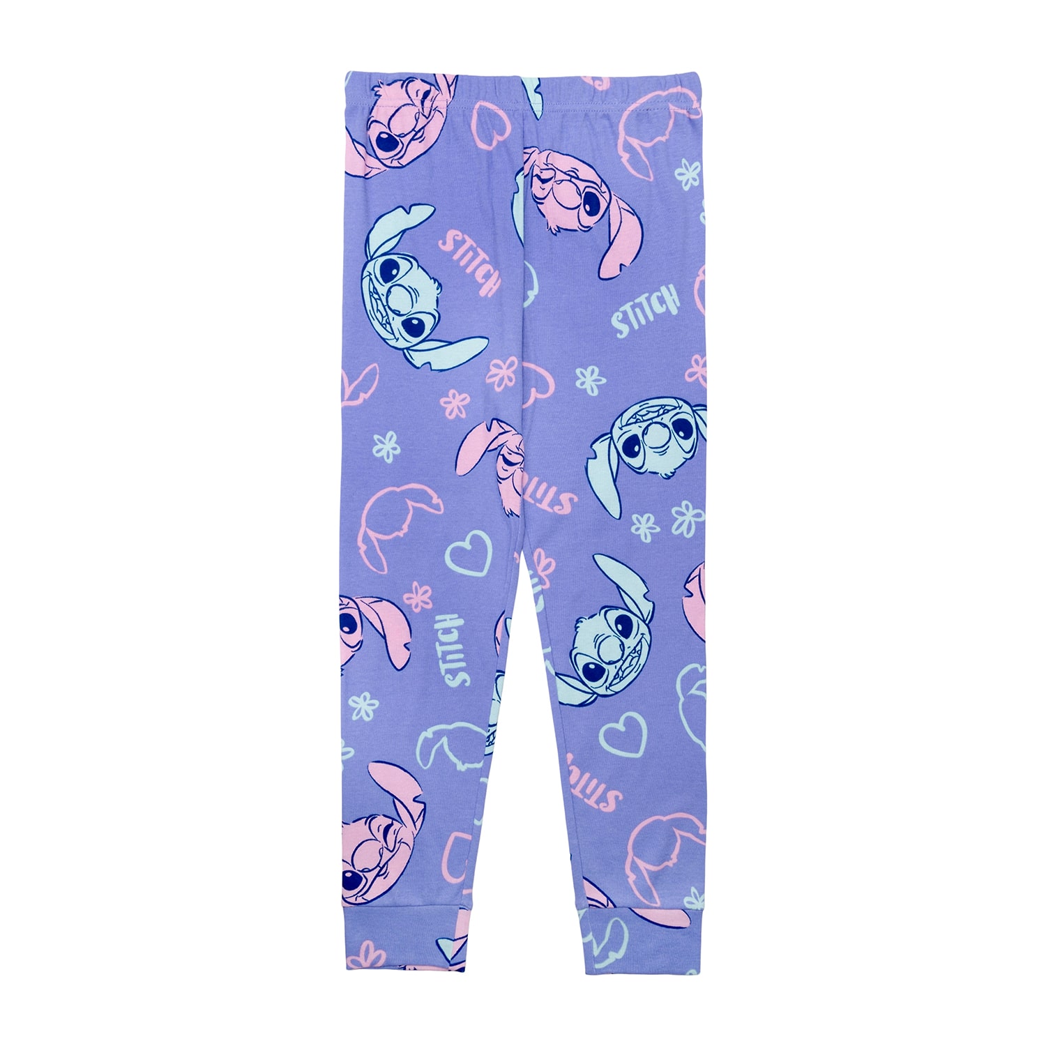 Disney Collection Little & Big Kid Girls Lilo Stitch Long Sleeve 4-pc. Pajama Set