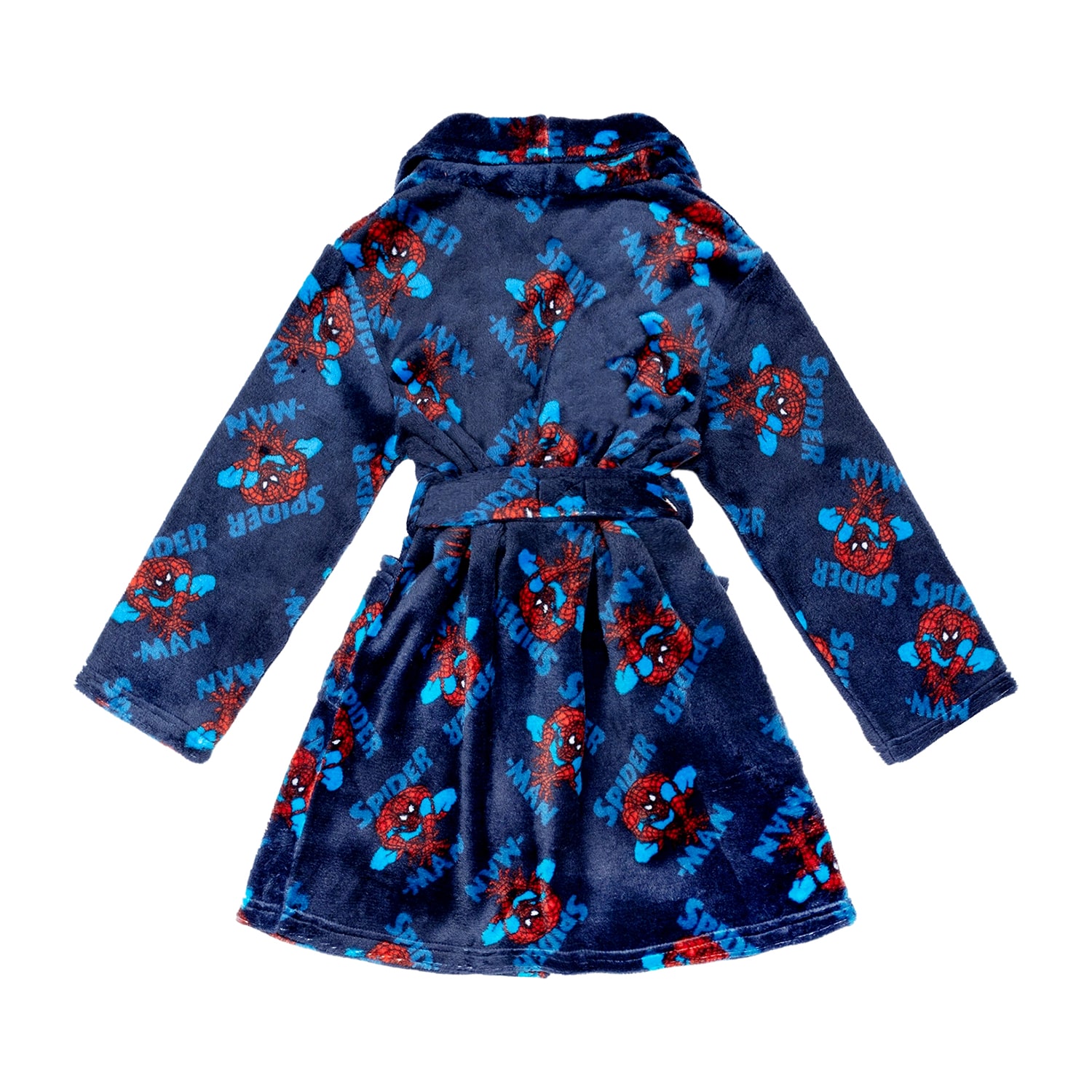 Disney Collection Little & Big Kid Boys Knee Length Marvel Spiderman Long Sleeve Robe