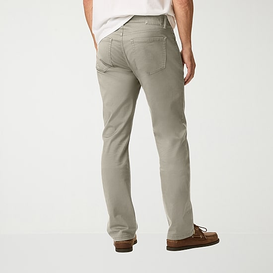 Dockers Ultra Soft Sueded 5 Pocket Mens Straight Fit Flat Front Pant