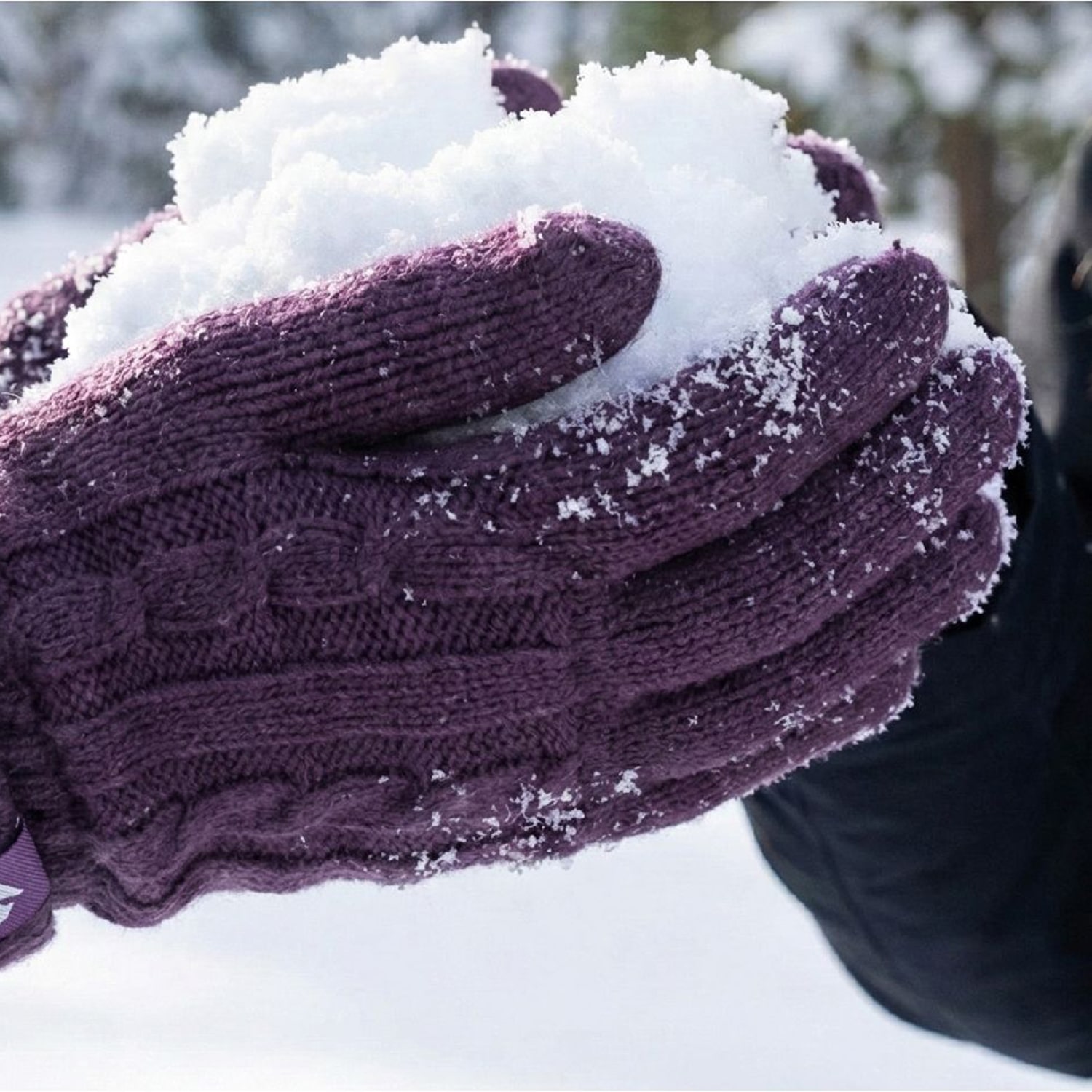 Heat Holders  Amelia Solid Cable Knit Gloves