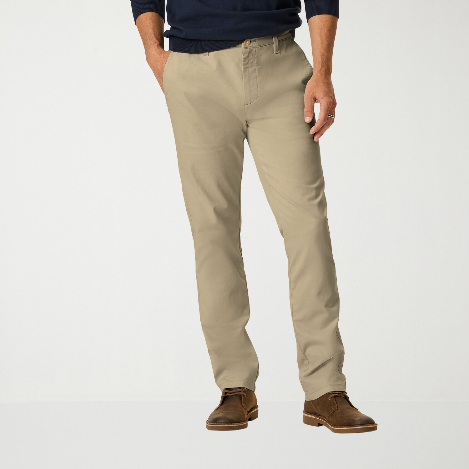 Dockers Essential American Khaki Mens Slim Fit Flat Front Pant