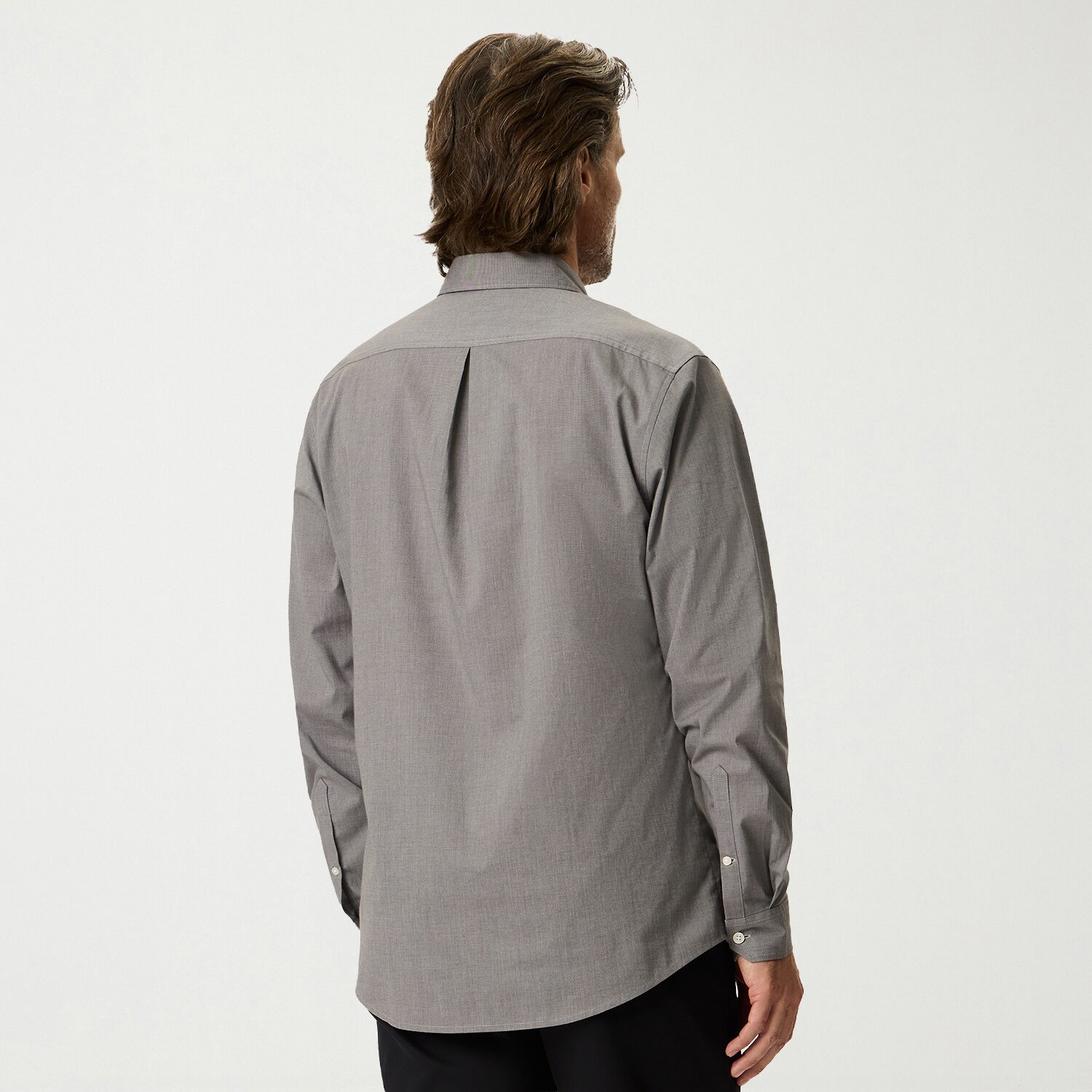 Dockers Stain Defender Mens Long Sleeve Regular Fit Button-Down Shirt