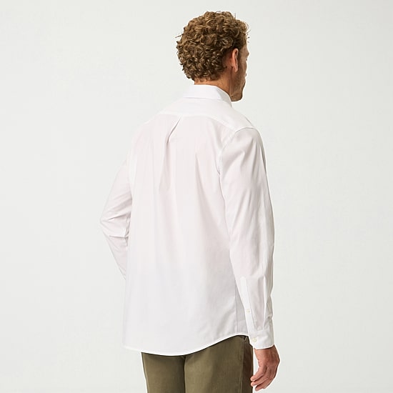 Dockers Stain Defender Mens Long Sleeve Regular Fit Button-Down Shirt