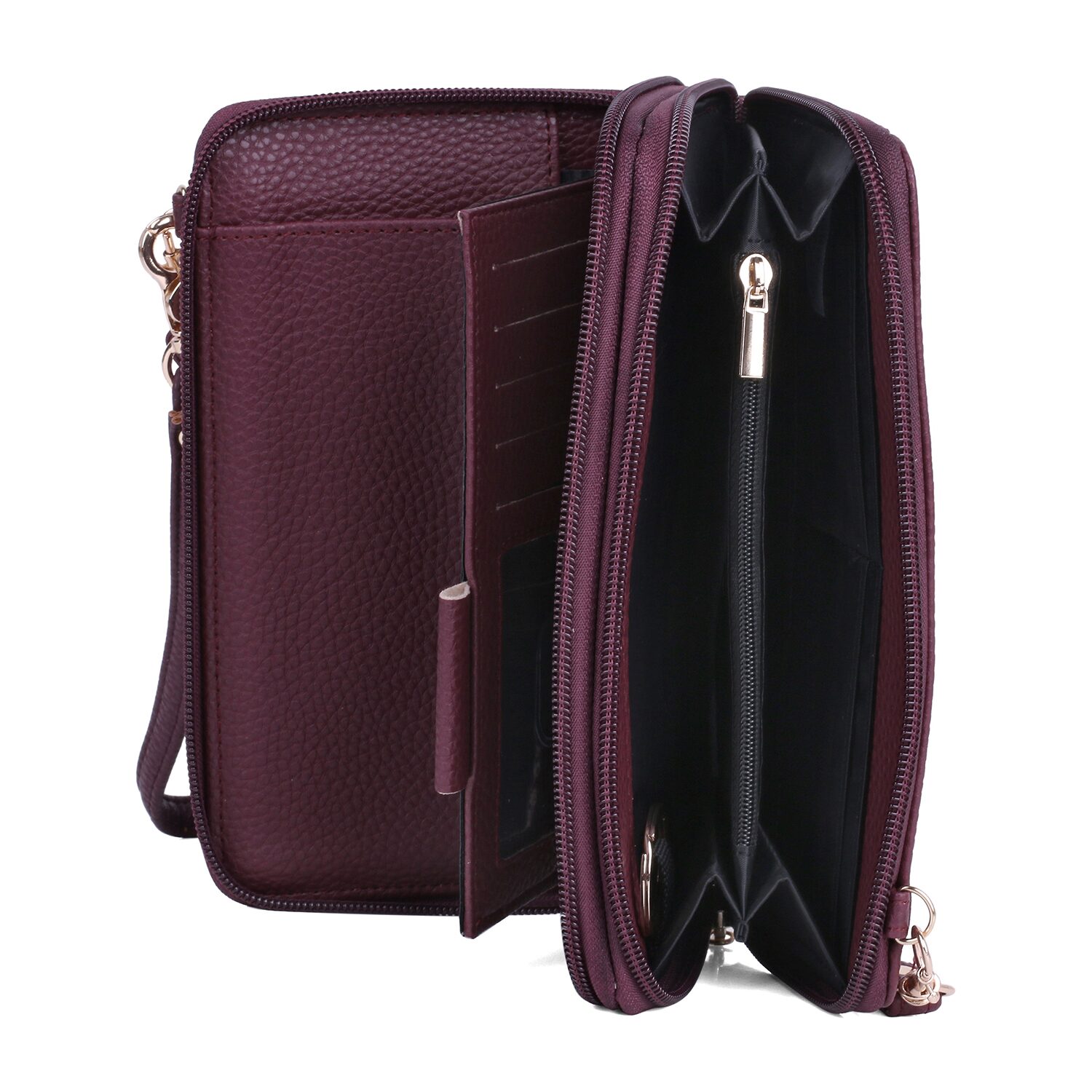 Julia Buxton Ultimate Womens RFID Blocking Checkbook Wallet