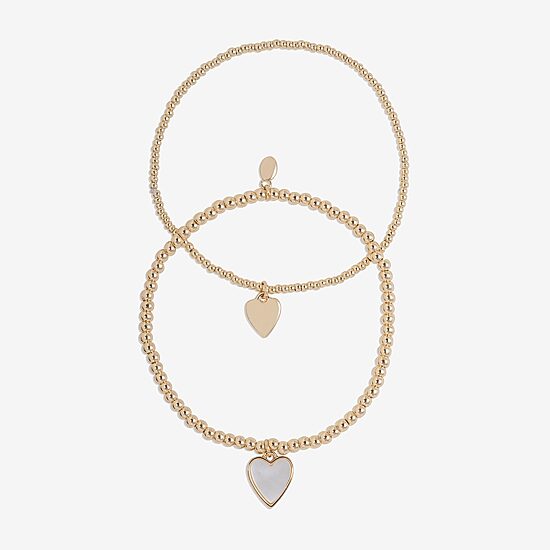 Bijoux Bar Delicates Womens 2-pc. Bracelet Set