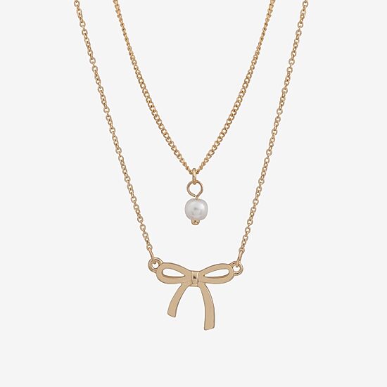 Bijoux Bar Delicates Womens 16 Inch Link Chain Necklace
