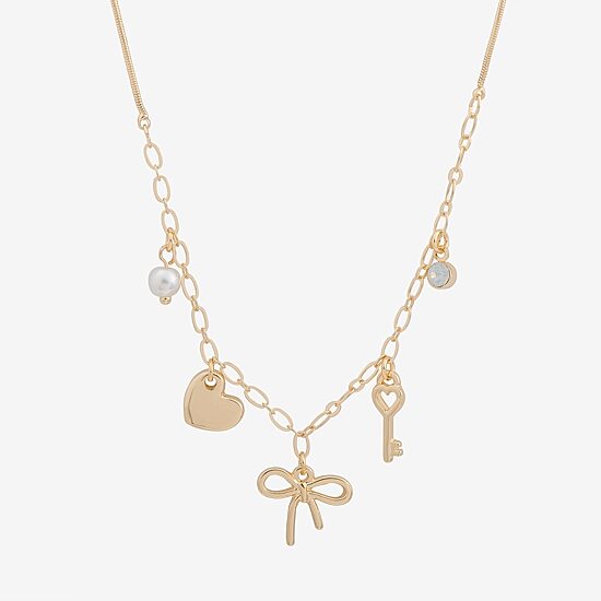 Bijoux Bar Delicates Womens 16 Inch Link Chain Necklace
