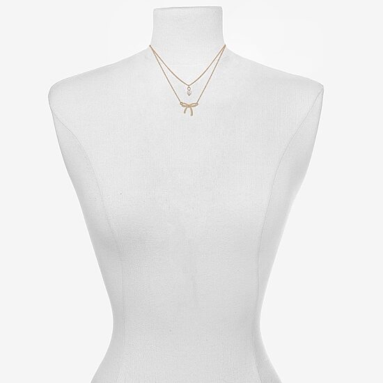 Bijoux Bar Delicates Womens 16 Inch Link Chain Necklace