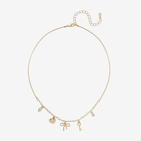 Bijoux Bar Delicates Womens 16 Inch Link Chain Necklace