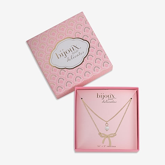 Bijoux Bar Delicates Womens 16 Inch Link Chain Necklace