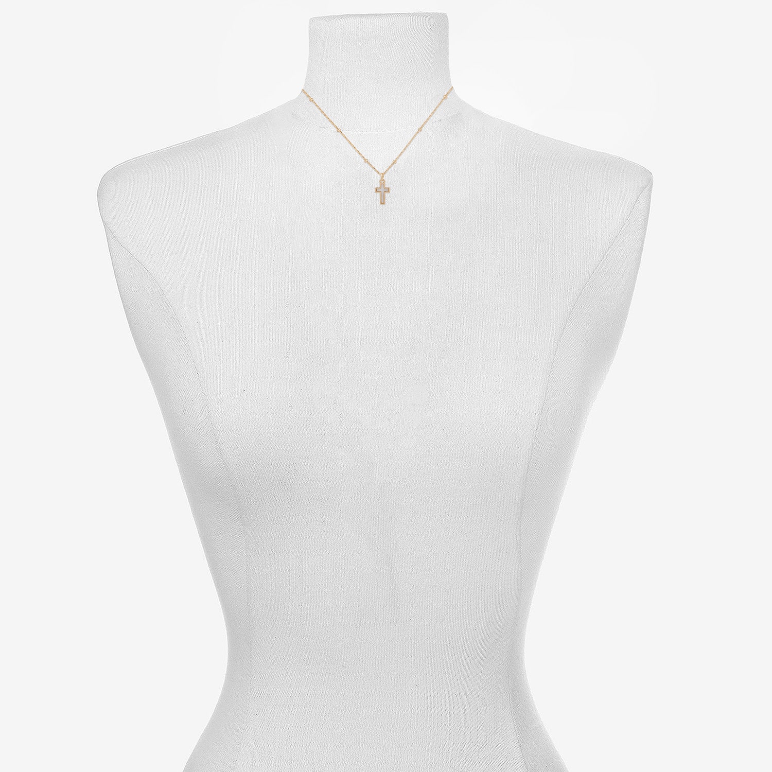 Bijoux Bar Delicates Womens Cross 2-pc. Jewelry Set