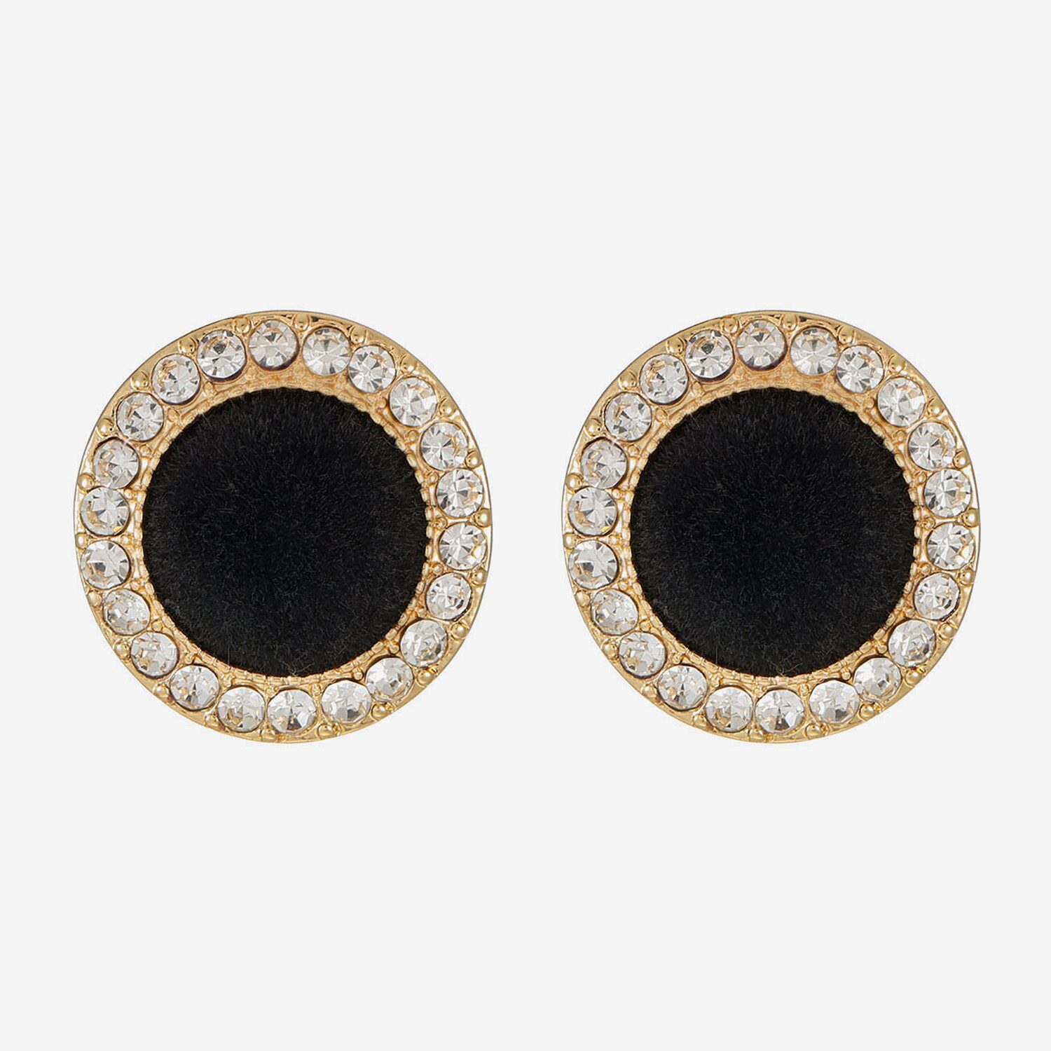 Monet Jewelry Womens Glass Round Clip On Earrings