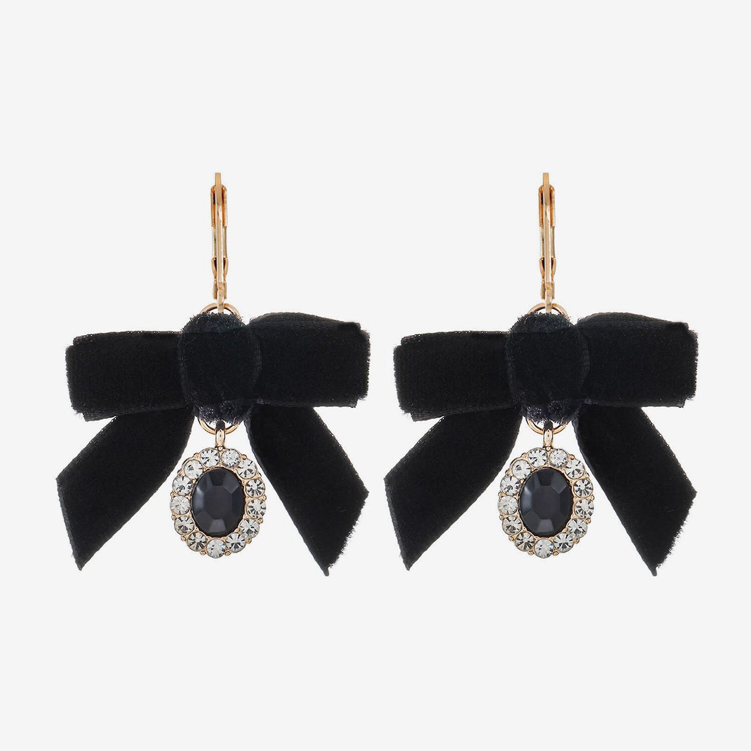 Monet Jewelry Womens Glass Bow Drop Earrings