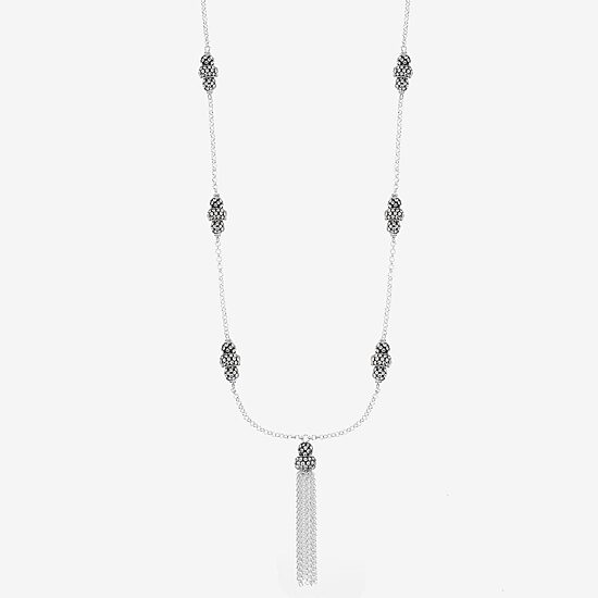 Monet Jewelry Womens Glass 31 Inch Strand Necklace