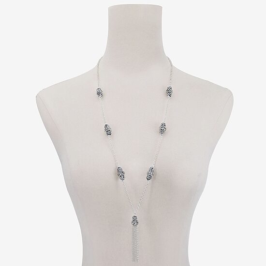 Monet Jewelry Womens Glass 31 Inch Strand Necklace