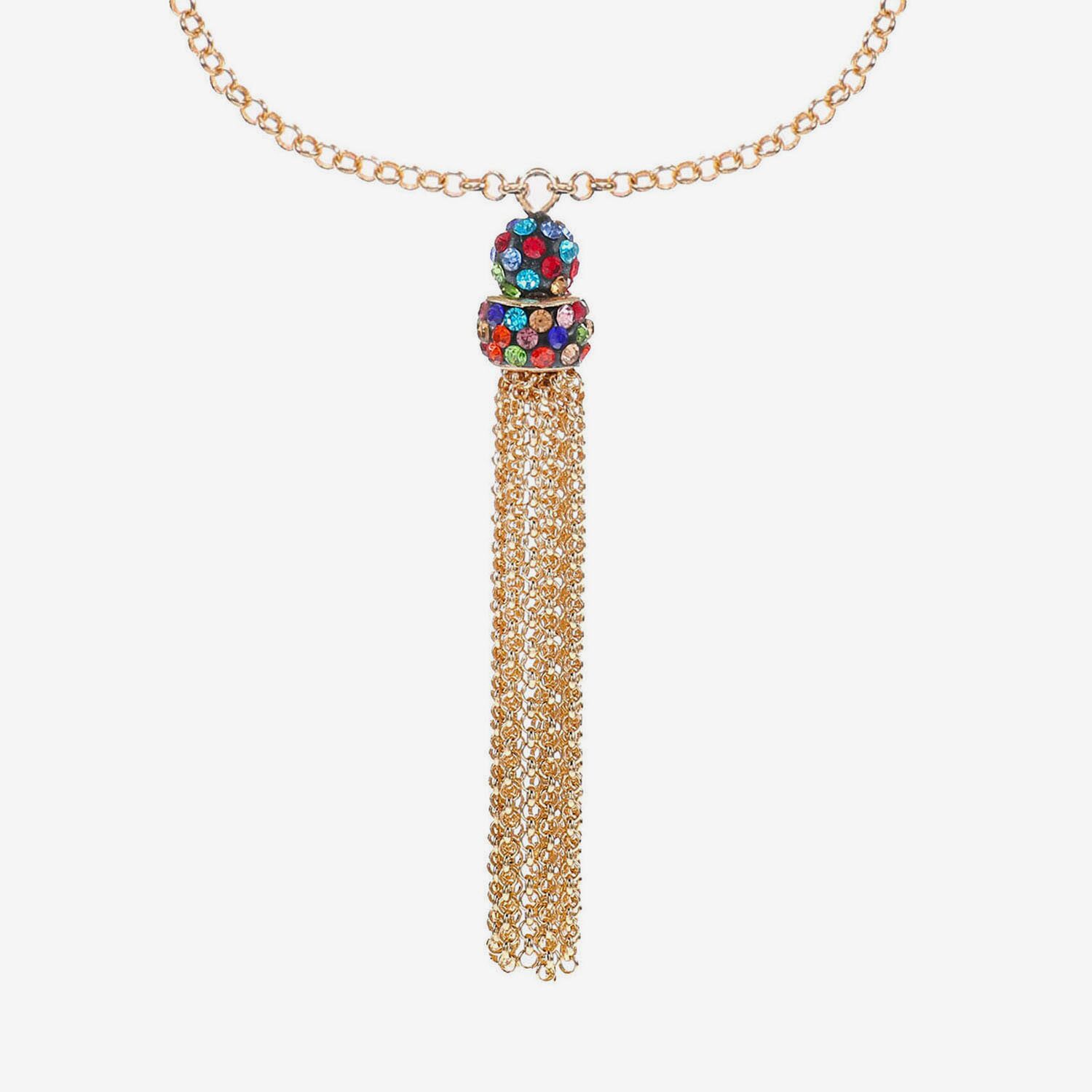 Monet Jewelry Womens Multi Color Glass 31 Inch Strand Necklace