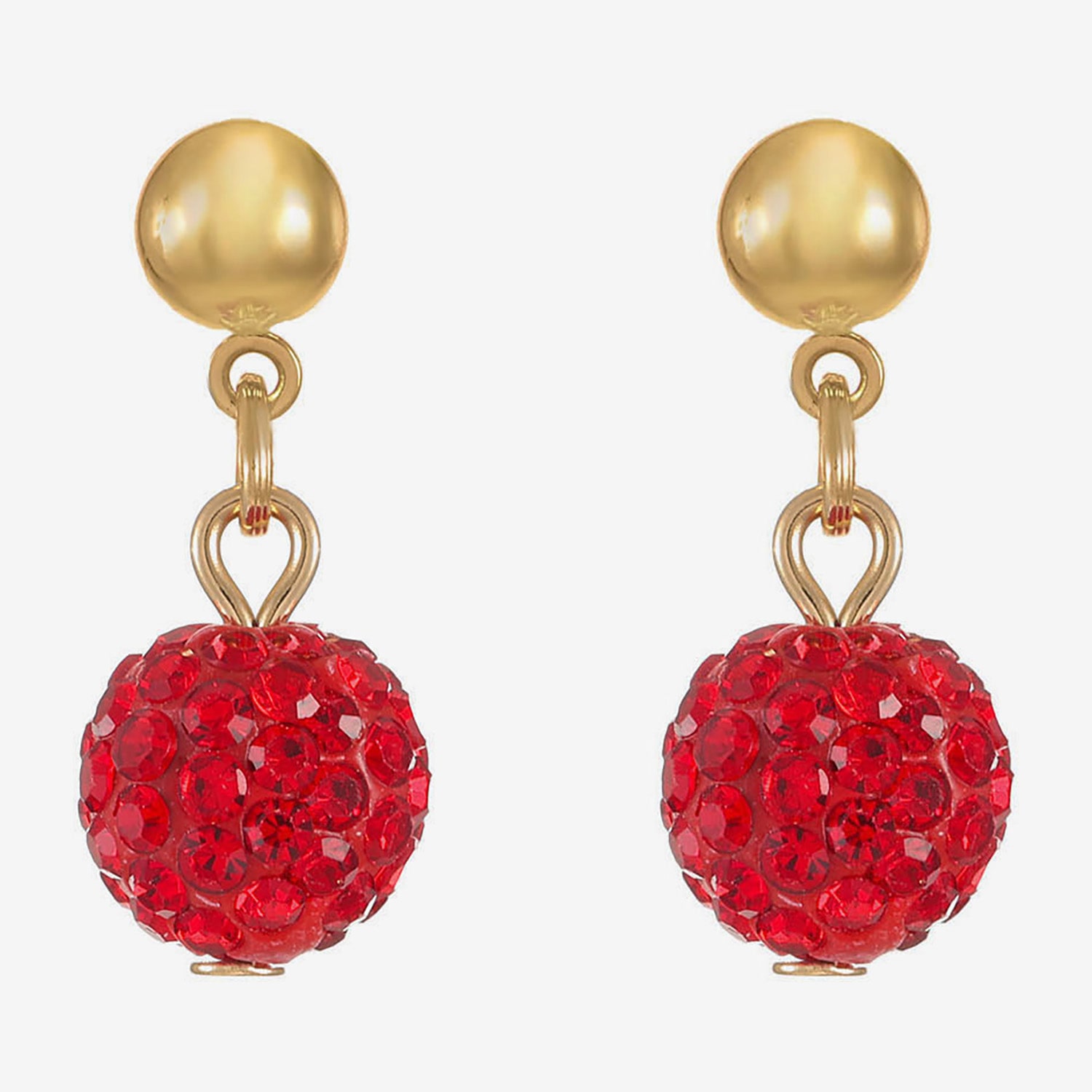 Monet Jewelry Womens Glass Round Hypoallergenic Drop Earrings