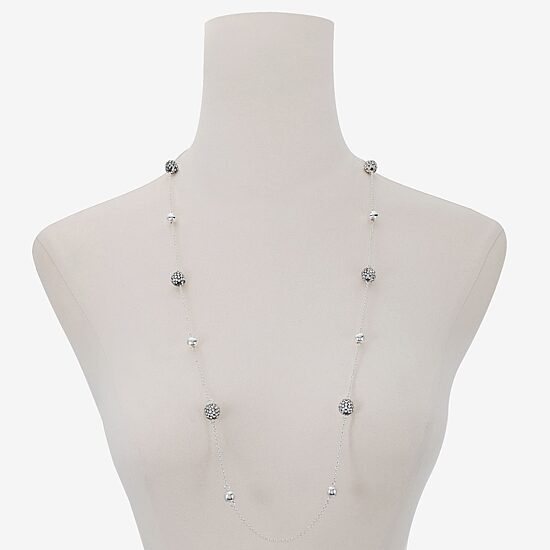 Monet Jewelry Womens Glass 34 Inch Strand Necklace